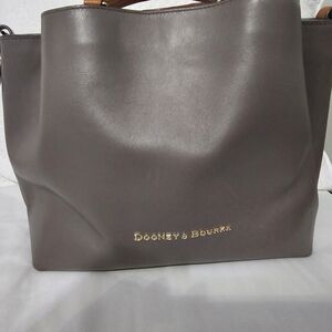 Dooney & Bourke Brown Leather Tote Bag